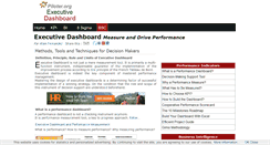 Desktop Screenshot of executive-dashboard.org